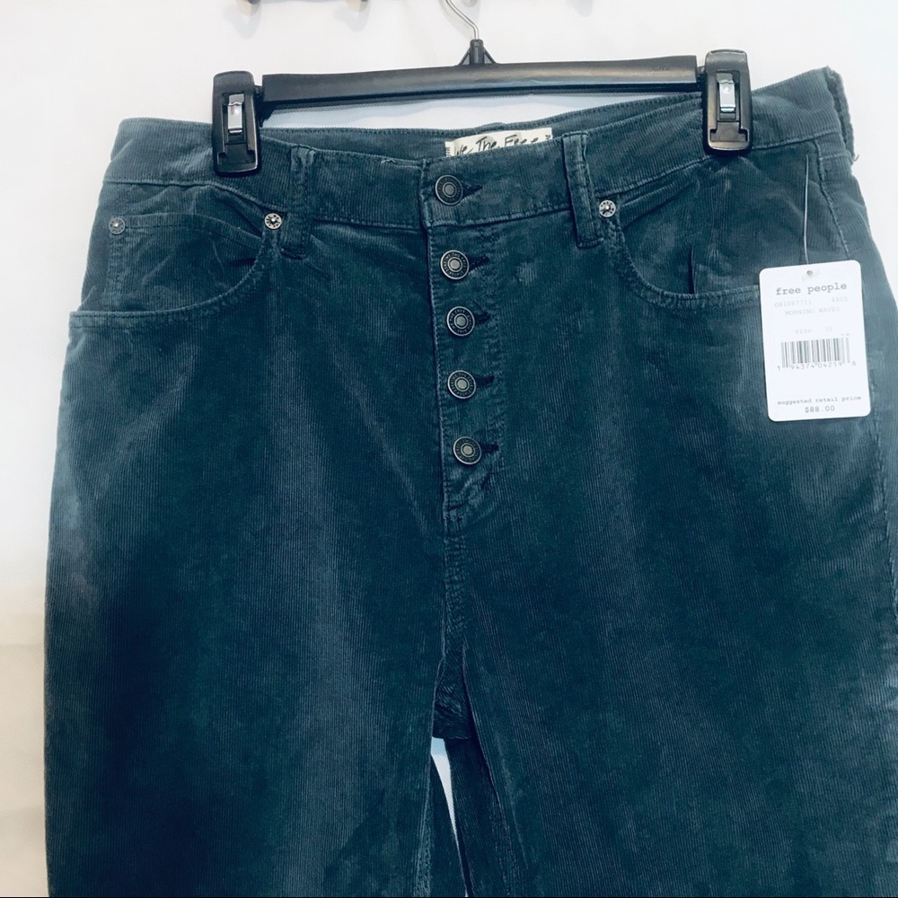 Free People Sun Chaser Cord Skinny Grey - Picture 4 of 15